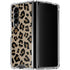 Leopard Print Galaxy Z Fold4 5G Clear Case
